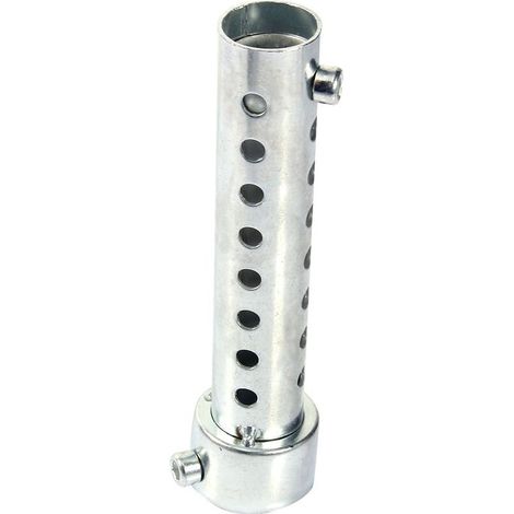 Universel Moto chappement Peut DB Killer Silencieux Silencieux Chicane Insert Argent 35mm (1/5)