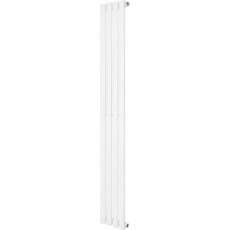 Oval Single Column Radiator - 1600 x 240mm - White