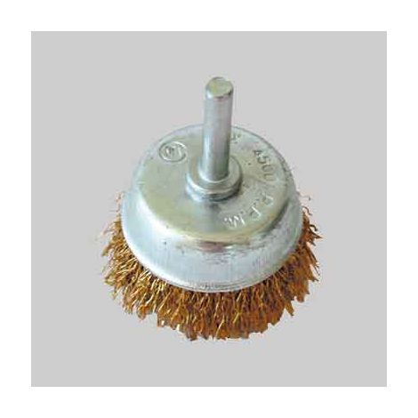 SPAZZOLA A TAZZA CON GAMBO √ò mm 75. Prezzo per Pezzo.