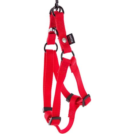 Harnais Chien Martin Sellier - Tour 35-50cm, Rouge