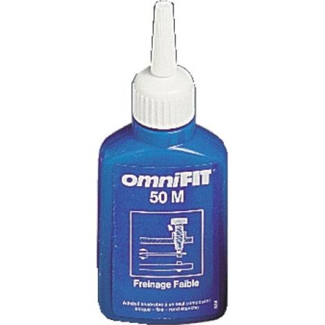 Frein filet Omnifit 100 M résistante au cisaillement moyenne flacon de 50 grammes - OMNIFIT (1/4)