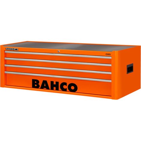 Bahco Classic Werkstattwagen-Aufsatz 40 mit 4 Schubladen, orange (1/4)