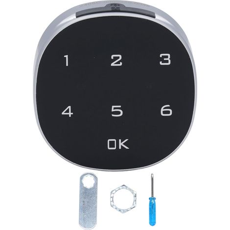 Kit de verrouillage électronique à combinaison en alliage de zinc avec mot de passe pour boîte à messages, casier de rangement, tiroir de placard (L20) (1/5)