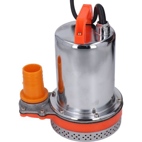 Pompe submersible, fil à âme en cuivre rouge isolé, acier inoxydable, pour usage industriel et agricole, 12 V CC, 300 W (1/5)