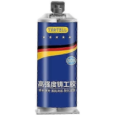 Colle de réparation pour soudure métallique, 1 tube de 85 g, haute résistance, pour la réparation de la fonte industrielle. (1/4)