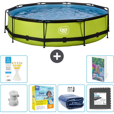 Exit Pool Rund - 360x76 cm - 7-teilig S285