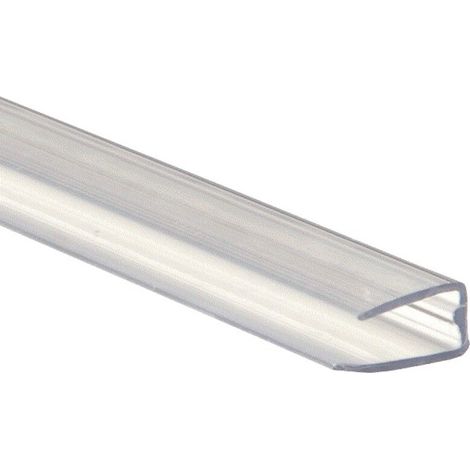 Profil polycarbonate de bordure et obturation - Coloris - Transparent, Epaisseur - 10 mm, Longueur - 210 cm