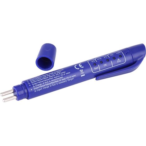 Stylo testeur d'humidité pour liquide de frein de voiture à 5 LED (1/5)