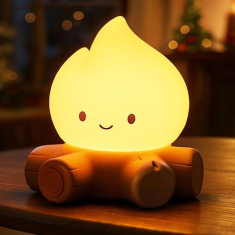 Veilleuse USB - lampe de camping rechargeable et à intensité variable - bougie sans flamme - créant une ambiance festive pour les enfants (1/5)