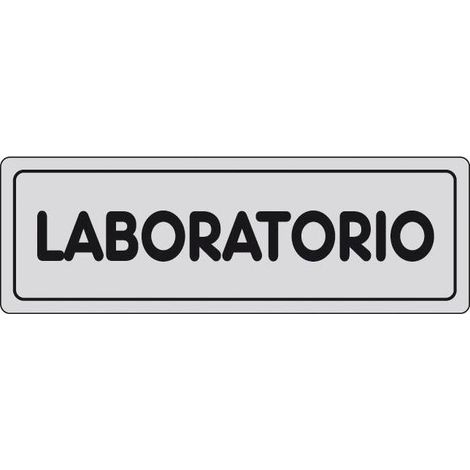 ETICHETTA ADESIVA 150X50 LABORATORIO. Prezzo per 1 pezzo.