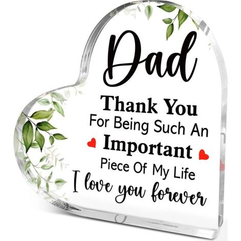 Plaque acrylique cœur décoratif effet cristal, souvenir raffiné, idée cadeau pour elle ou lui(10 cm) (1/4)