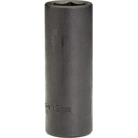 Draper Expert HI-TORQ 12744 - Bussola a percussione profonda 1/2", 19 mm, 6 punti, in acciaio al cromo vanadio