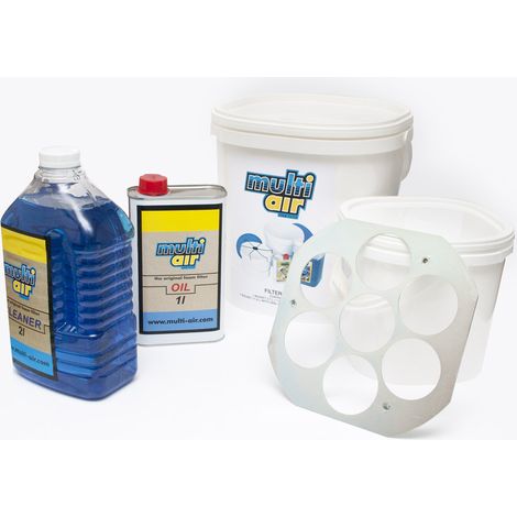 Kit Multi AIR di fluidi (oli) per la pulizia/lavaggio/saturazione dei filtri dell'aria (AKC)
