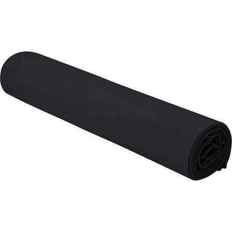 Serviettes de sport 2 pcs Noir 140 x 70 cm