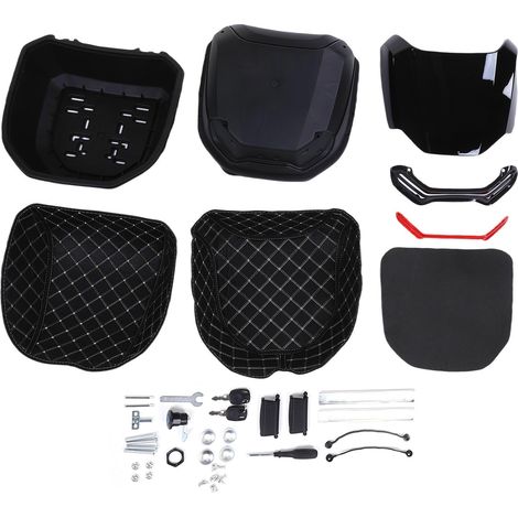 Boîte arrière de coffre de moto 32l, grande capacité, étanche, remplacement Portable pour Suzuki (1/5)