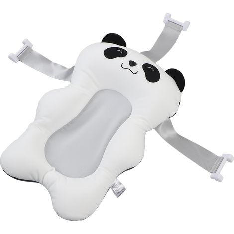 Coussin de bain bébé en forme de dessin animé avec sangle réglable, doux et flottant, type 1 (1/5)