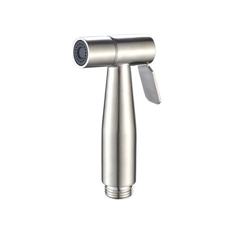 Pistolet de toilette en acier inoxydable baignoire à main robinet salle de bain pulvérisateur manuel pomme de douche auto nettoyage salle de bain luminaire 1 pièces (1/5)
