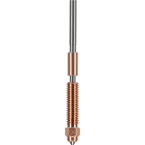 Hochleistungs-Druckdüse, verbessert, Chrom-Zirkonium-Kupfer, 0,4 mm