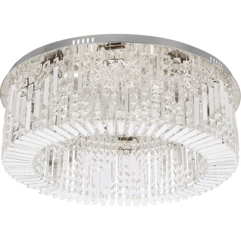 Plafoniera glamour cromata cristallo 10xE14 Candellux (1/5)