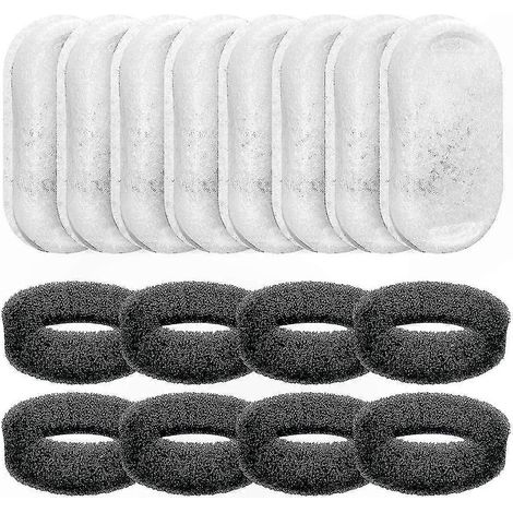 Filter für Trinkbrunnen für Haustiere, Durchfluss einstellbar, kompatibel mit 108oz/3,2L und 67oz/2L Trinkbrunnen, für Katzen und Kleintiere. (1/3)