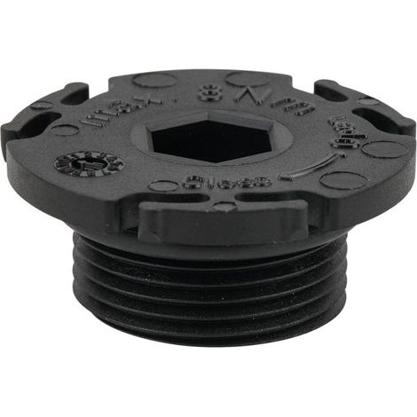 KS Tools Ölablassschraube, Innen6kant 10mm, M24x1,5x12mm, 10er-Pack - 430.1231