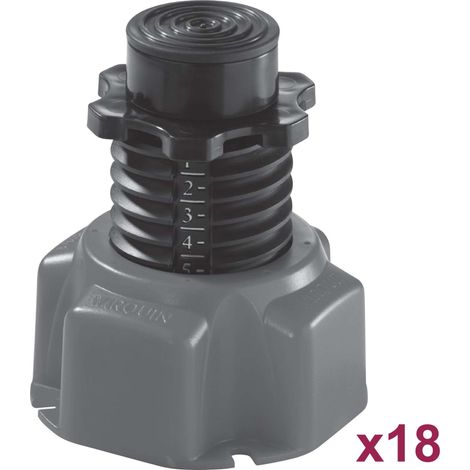 Lot de 18 pieds pour receveur de douche Wirquin réglables en hauteur de 88 à 172mm