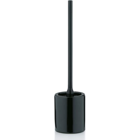 set porte-brosse WC, céramique, 'Mono', noir (1/5)