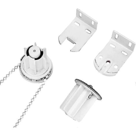 Filiyano – Kit de réparation pour store enrouleur, comprenant un mécanisme de store de 25 mm, une chaînette et un support métallique, taille M. (1/4)
