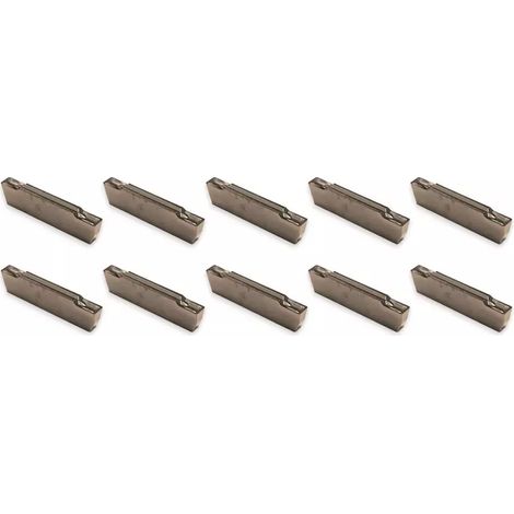 Plaquettes à tronçonner revêtement TiAlN largeur de tronçonnage 4 mm 10 pcs MW-Tech MGMN400-M