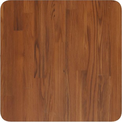 Dessus de table,Plateau de table,Dessus de bureau carré Marron foncé40x40x2,5cm Bois chêne traité CFW48777 (1/4)