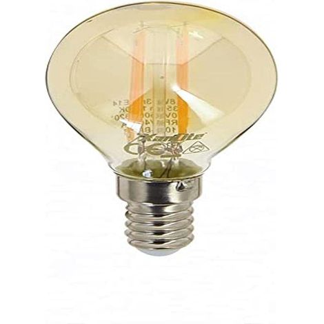Ampoule LED (P45) / Vintage au verre ambré, culot E14, 3,8W cons. (30W eq.), 350 lumens, lumière blanc chaud (1/2)