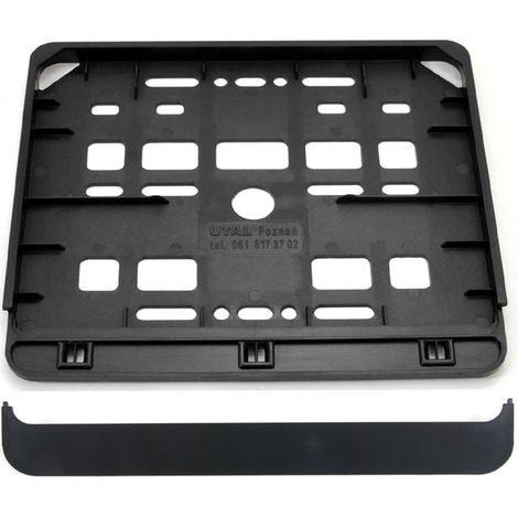Cornice portatarga nera per motocicletta amio-01166 (1/2)