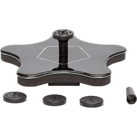 Solar fountain pump, star-shaped floating solar fountain used (1/5)