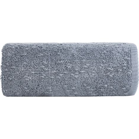 Palermo Handtuch 70x140 blauer Frottee mit Bouclé-Effekt 530 g/m² Terra Kollektion