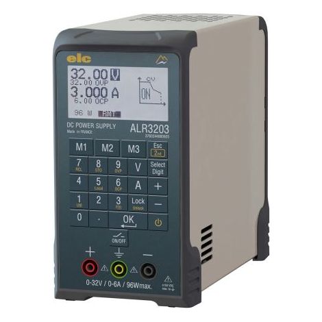 Alimentation de laboratoire, 32V, 6A, 1 sortie 96W ( Prix pour 1 )