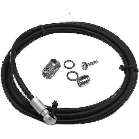 Kit de durite de frein de 2 mètres pour VTT et vélos de route, argent