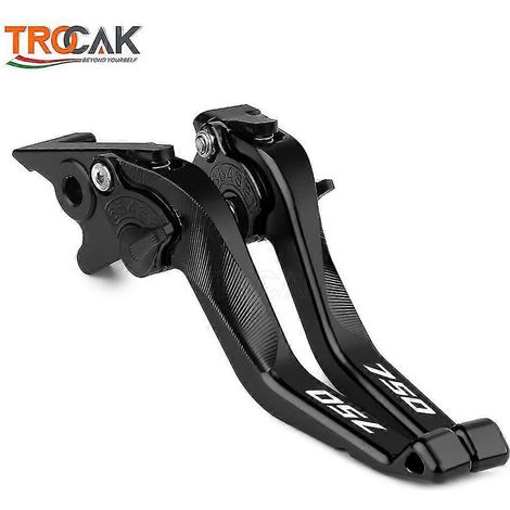 Guidon 2022 pour motos Honda Forza 750 et Xadv 750 : leviers de frein et d'embrayage courts réglables CNC – noir (1/5)