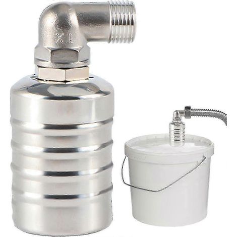 Contrôleur automatique de niveau d'eau 304 - flotteur de fontaine avec système de filtration intégré pour éviter le colmatage du réservoir d'eau, alimentation en eau latérale à 4 points. (1/5)