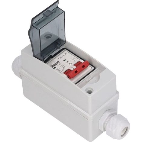 Disjoncteur DC 2P 1000V 16A Étanche IP65 Interrupteur De Déconnexion Pour Système Solaire PV (1/4)