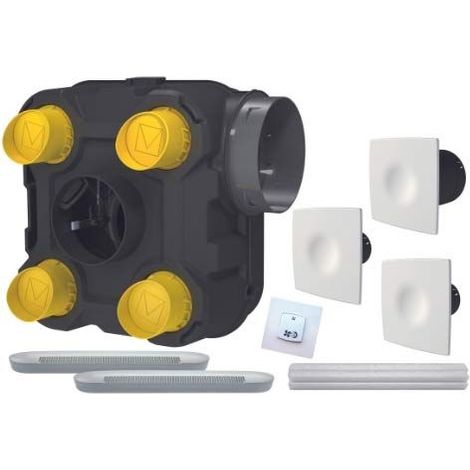 AUTOGYRE KIT VMC SIMPLE FLUX AUTORÉGLABLE À CAPTEURS D&039,HUMIDITÉ ET POLLUTION STYL&039, AIR QAI - 100730
