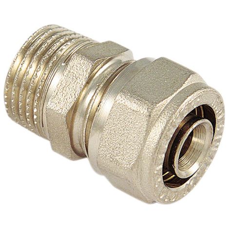 RACCORDO DIRITTO M.16X1/2 P/MULTISTRATO- TIEMME- 10,0 pz