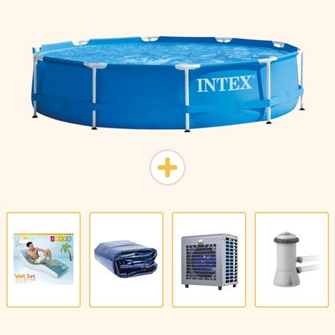 Intex Piscine Tubulaire Ronde - 366x76 cm - 5-pièces S112 (1/5)
