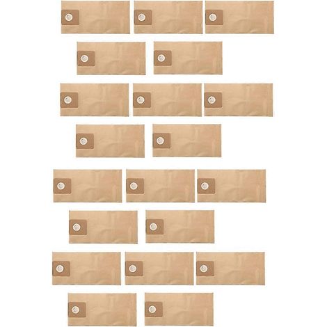 20pcs pour T14/1 Aspirateur Paper Sac à poussière 6.904 – 312.0 T14/1 Cleaners Sac à poussière de remplacement Paper (1/5)
