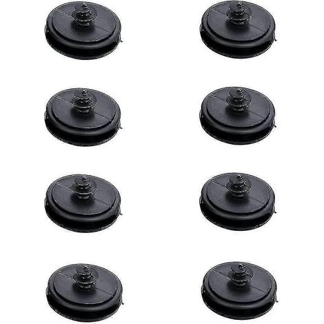 8 Stück Auto-Anti-Rutsch-Matten-Schnalle, Universal-Auto-Matten-Clip, Anti-Überspringen-Automobil-Matte, schwarze Retainer-Klemmhalter (1/5)