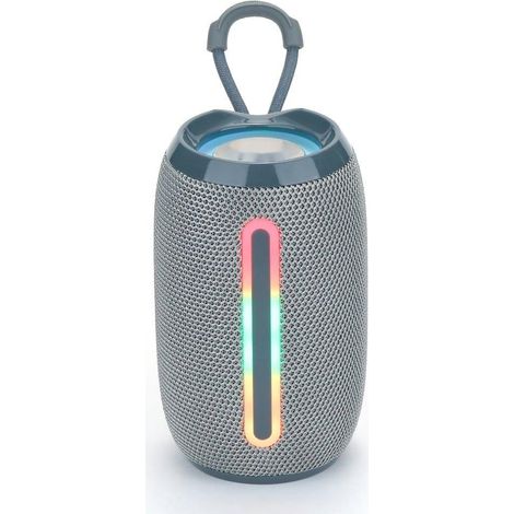 Coluna Bluetooth Greenlyca GL69800 (lumière RGB - Hi-Fi - Cinza) (1/4)