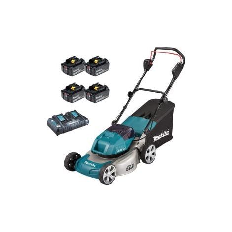 Makita DLM463PG4 Tondeuse à gazon sans fil 2x18V / 4x 6,0 Ah Batterie + Chargeur