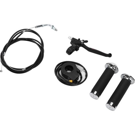 Poignée d'accélérateur et d'embrayage étanche, ergonomique, kit de remplacement pour moteur 49cc 60cc 66cc 80cc, vélo motorisé. (1/5)