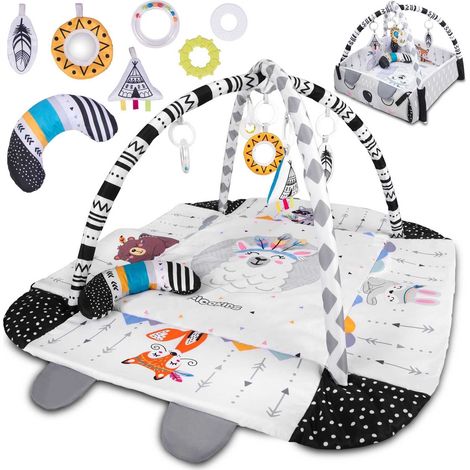 Alfombra de juego interactiva y educativa 110 x 100 cm Boho Ricokids