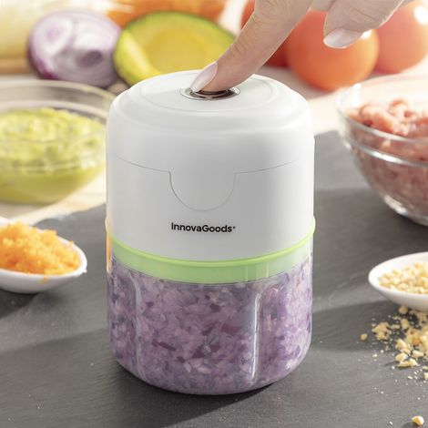 Tragbarer, wiederaufladbarer Mini-Zerkleinerer Echoppie InnovaGoods (1/5)