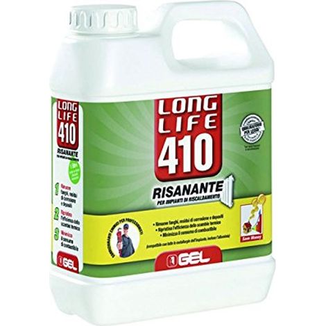 Risanante per impianti termici tanica 1lt long life 410 GEL